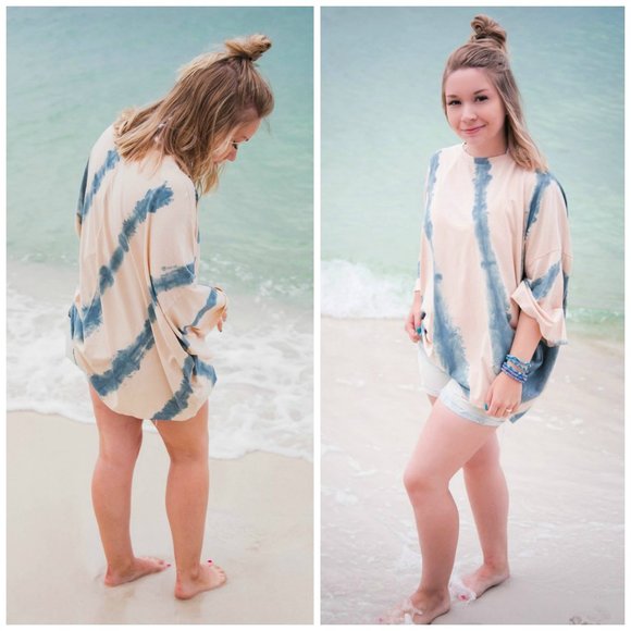 Ocean's Avenue Tie Dye Knit Top - Picture 3 of 4